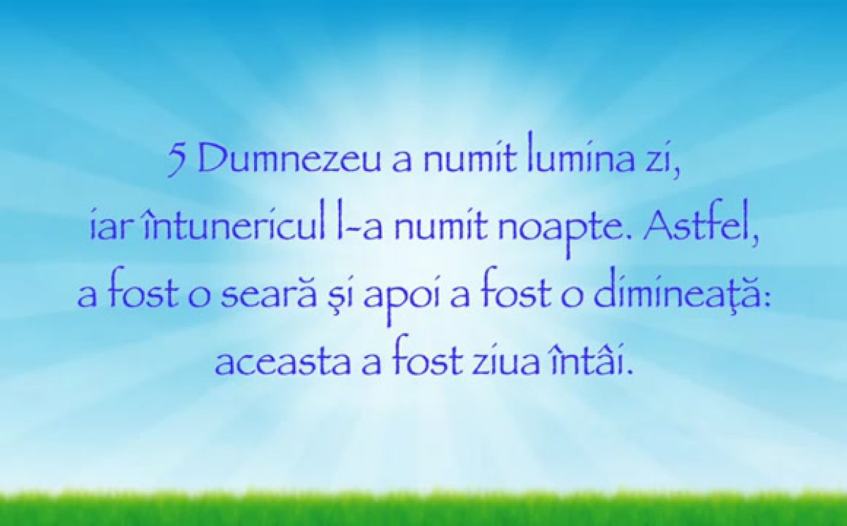 18. Crearea plantelor pe pământ în ziua a treia