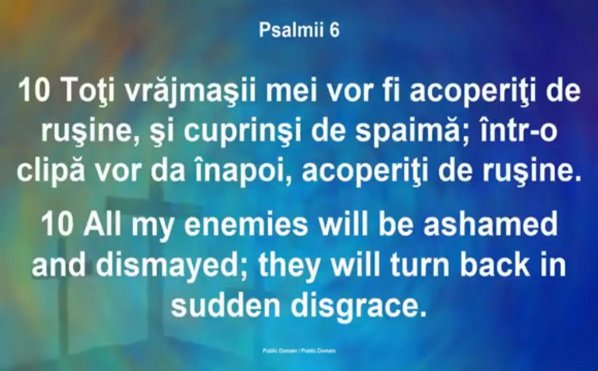 Psalmul 6 - Pedepsește-mă Doamne, dar nu cu mânie