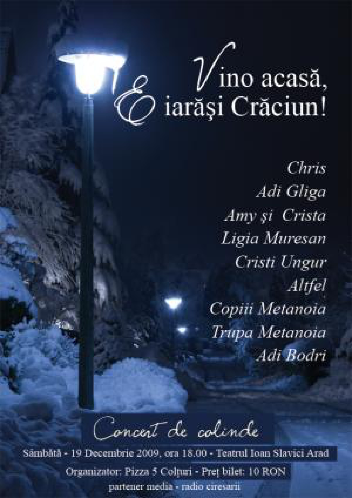 Concert de colinde in Arad