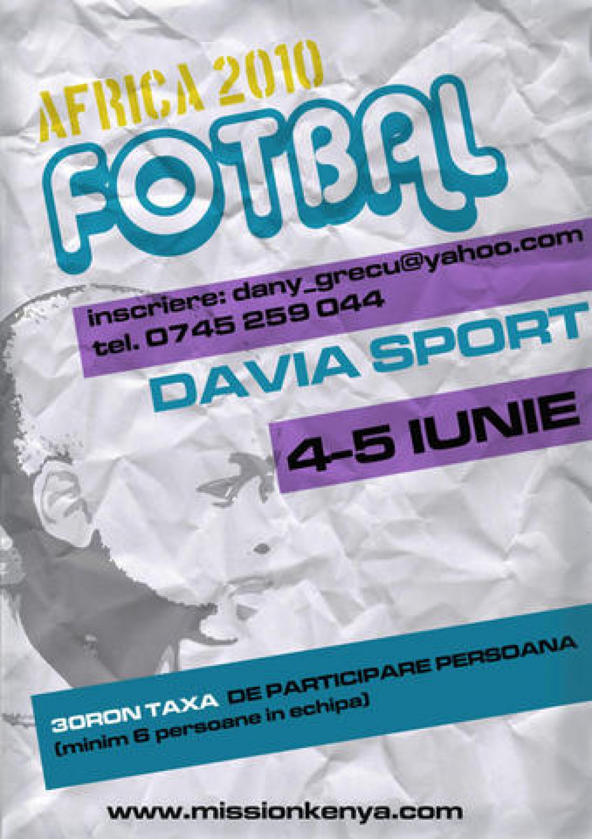 Campionat de fotbal pentru Africa!