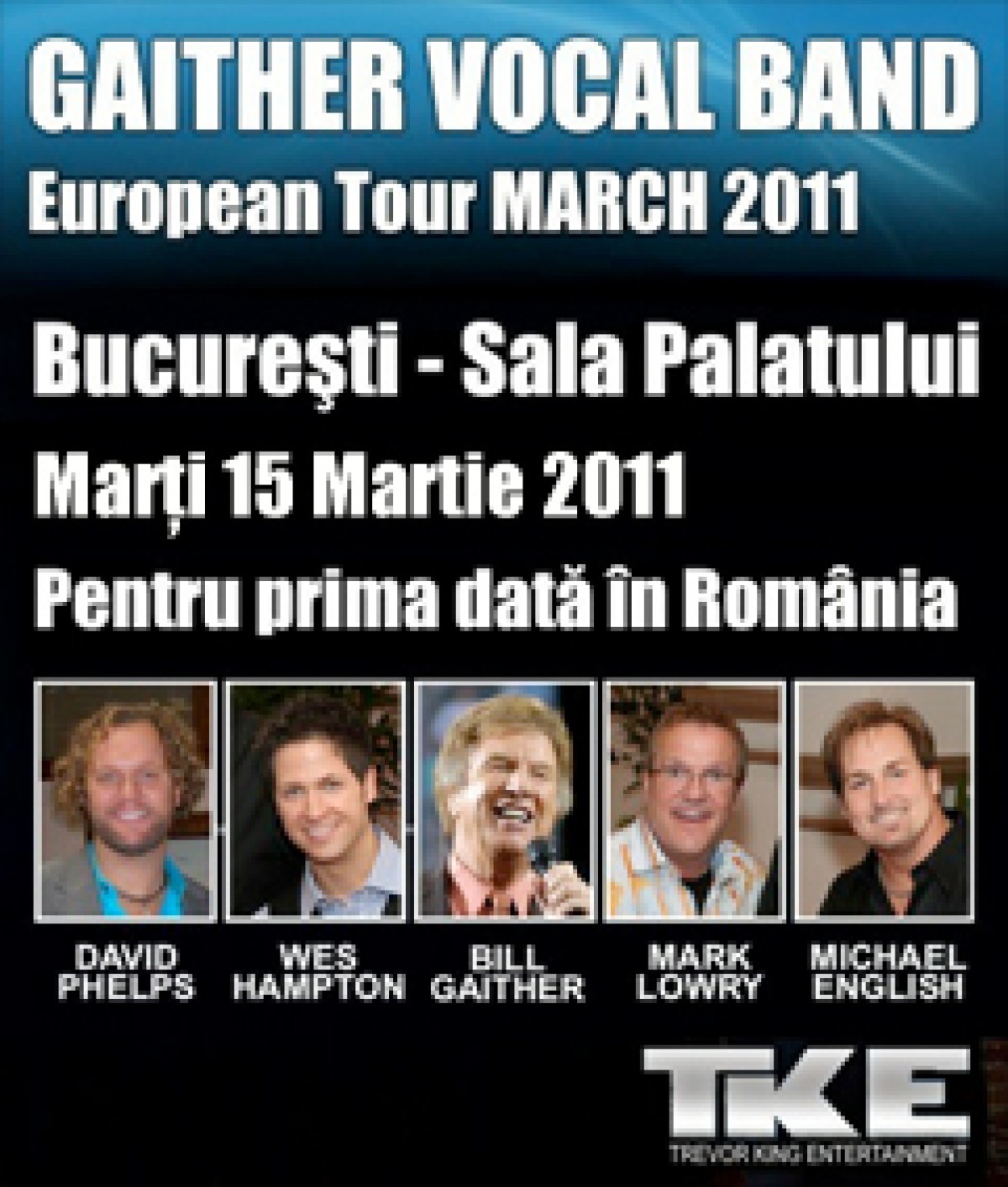 Gaither Vocal Band pentru prima data in Romania + VIDEO