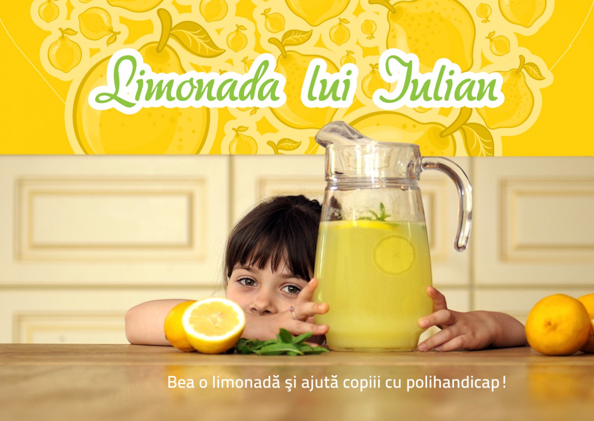 Bea o limonadă și ajută copiii cu polihandicap