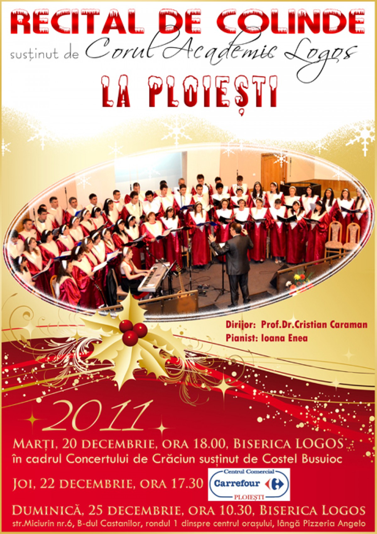 Recital de Colinde la Ploiesti - Corul Academic Logos
