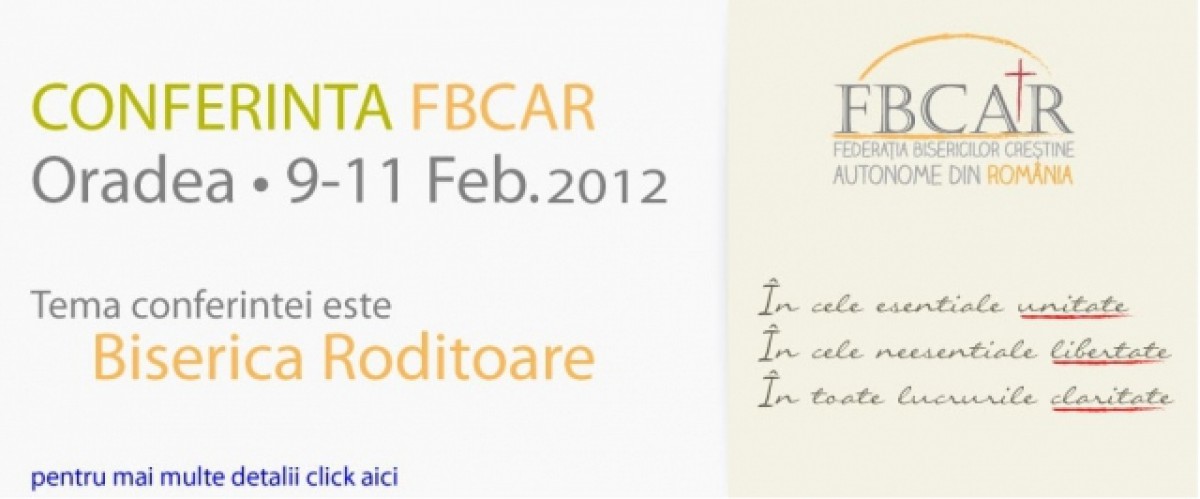 Conferinta FBCAR 2012