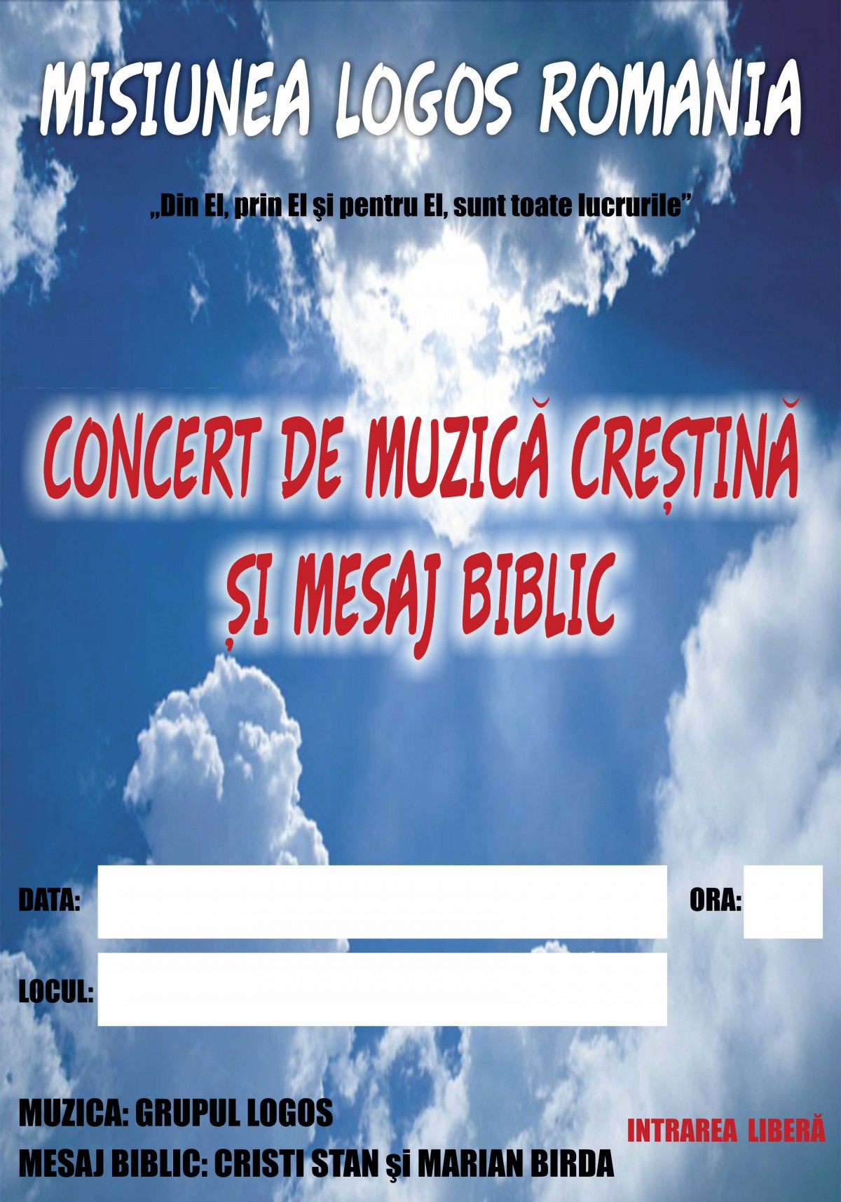 Turneu misionar 2012
