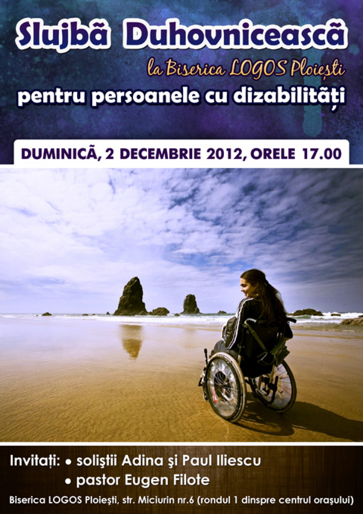 Slujba Duhovniceasca pentru persoanele cu dizabilitati la Ploiesti