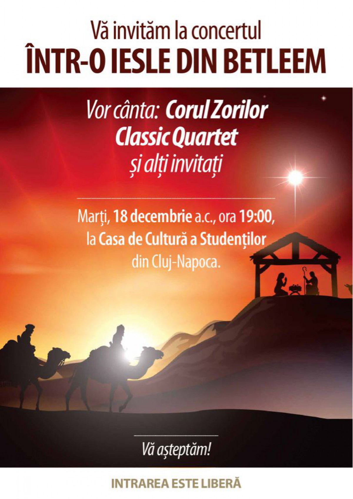 Intr-o iesle din Betleem - Concert de colinde