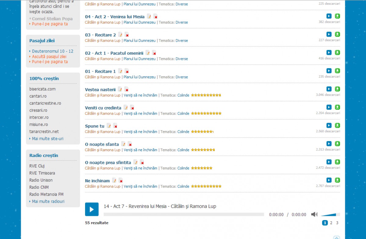 Player audio nou cu suport pentru HTML5
