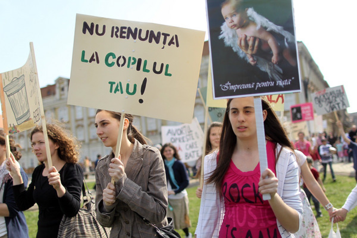 Marşul pentru viaţă la Timişoara!