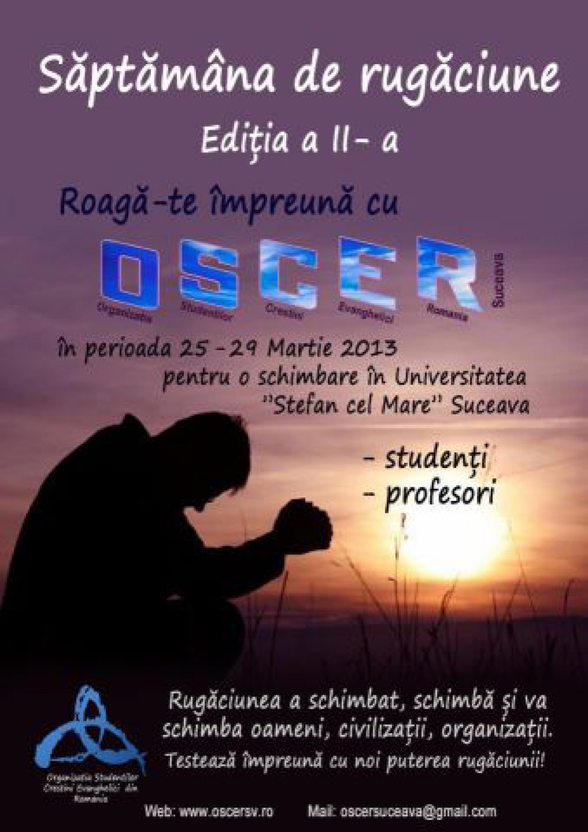 OSCER – Săptămâna de rugăciune ediţia a II-a