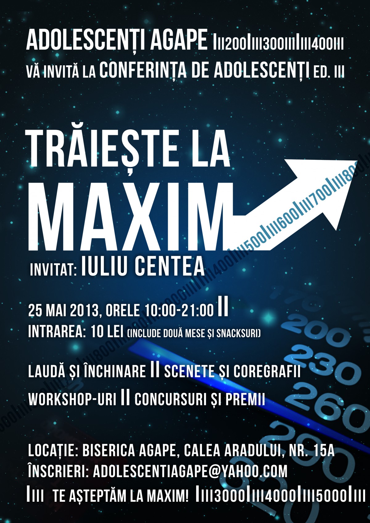 Conferinta de Adolescenti - Traieste la MAXIM !