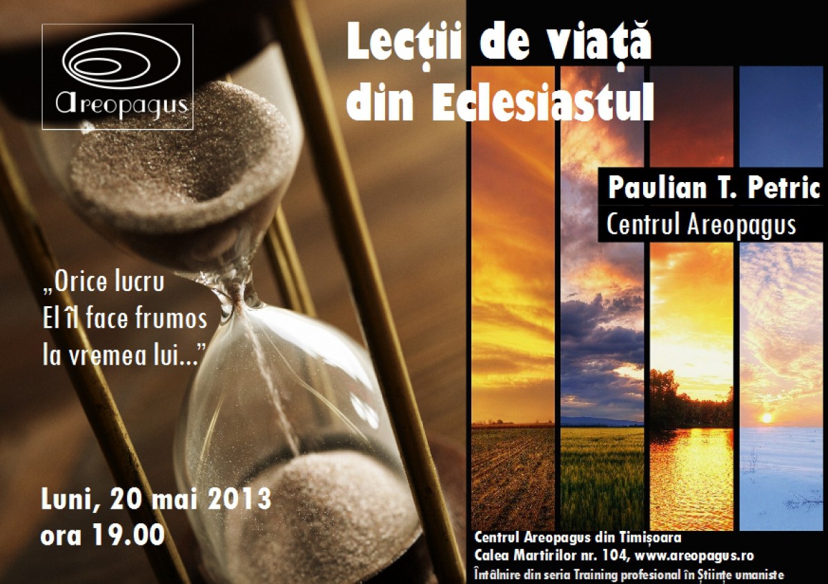 Lecţii de viaţă din Eclesiastul