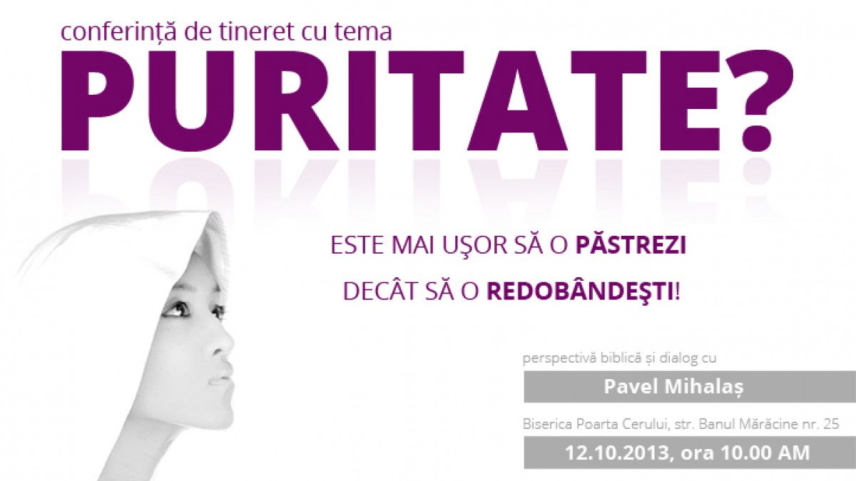 Puritate? - Conferinta de tineret