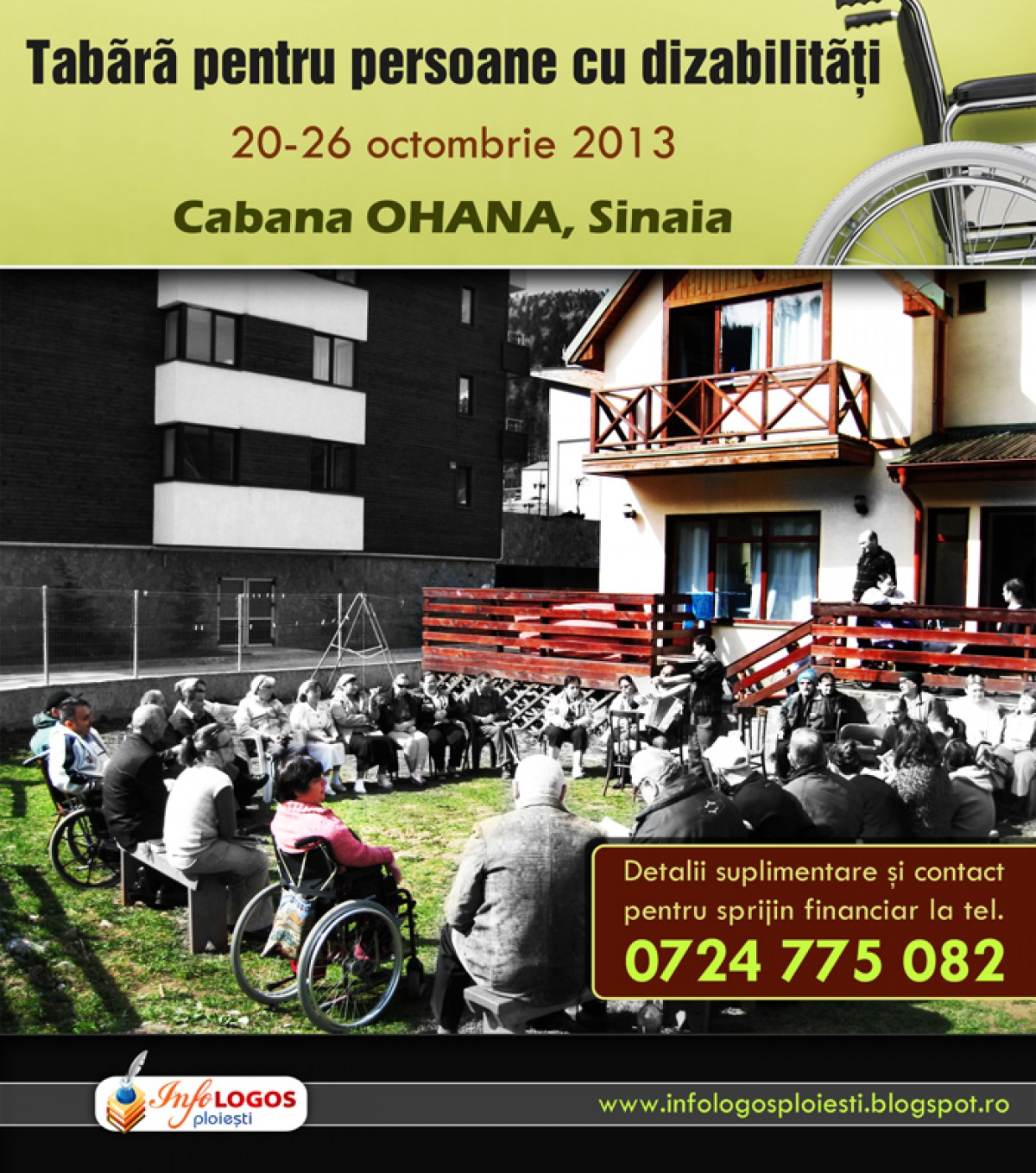 Tabara pentru persoane cu dizabilitati la Sinaia