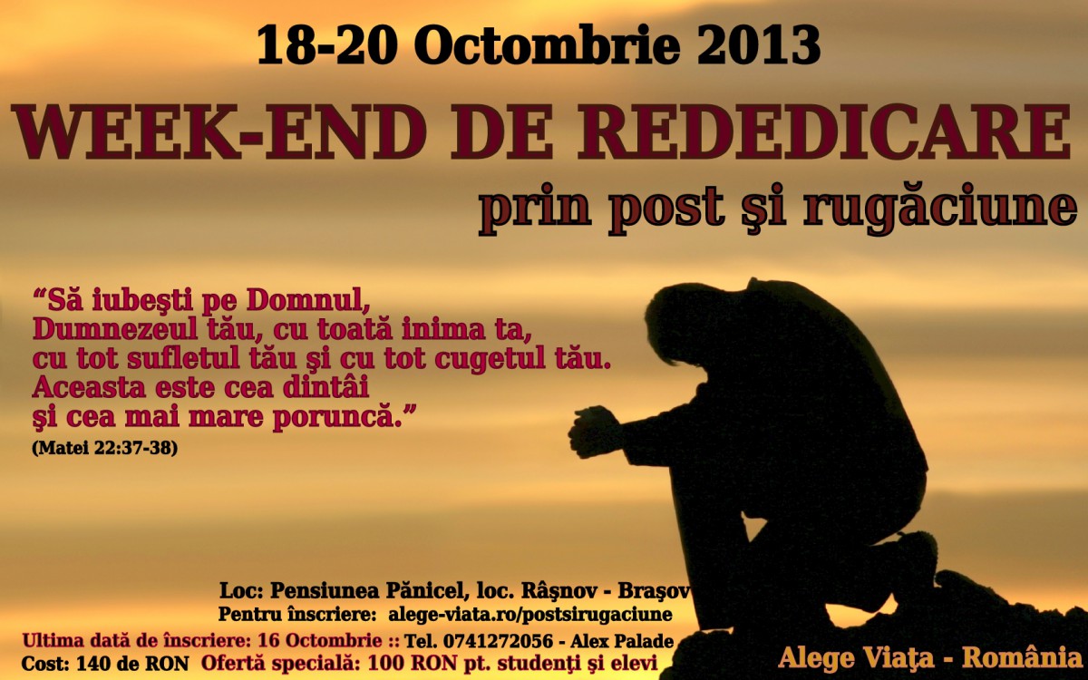 Invitaţie la un weekend de rededicare