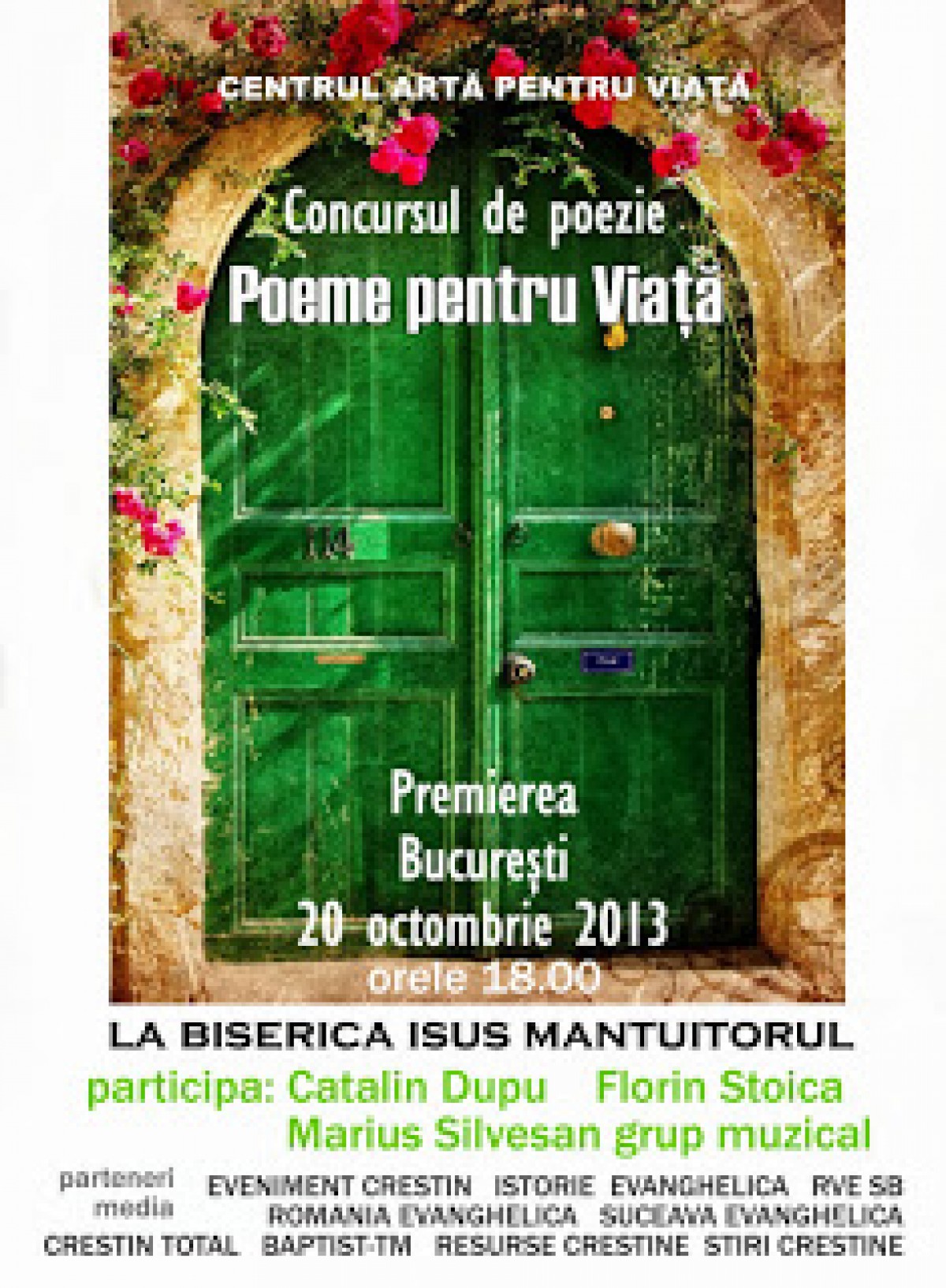Premierea la concursul de poezie POEME PENTRU VIATA