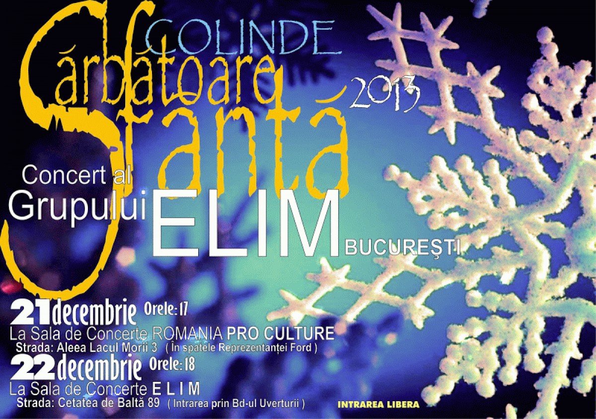 Concert de Colinde- București