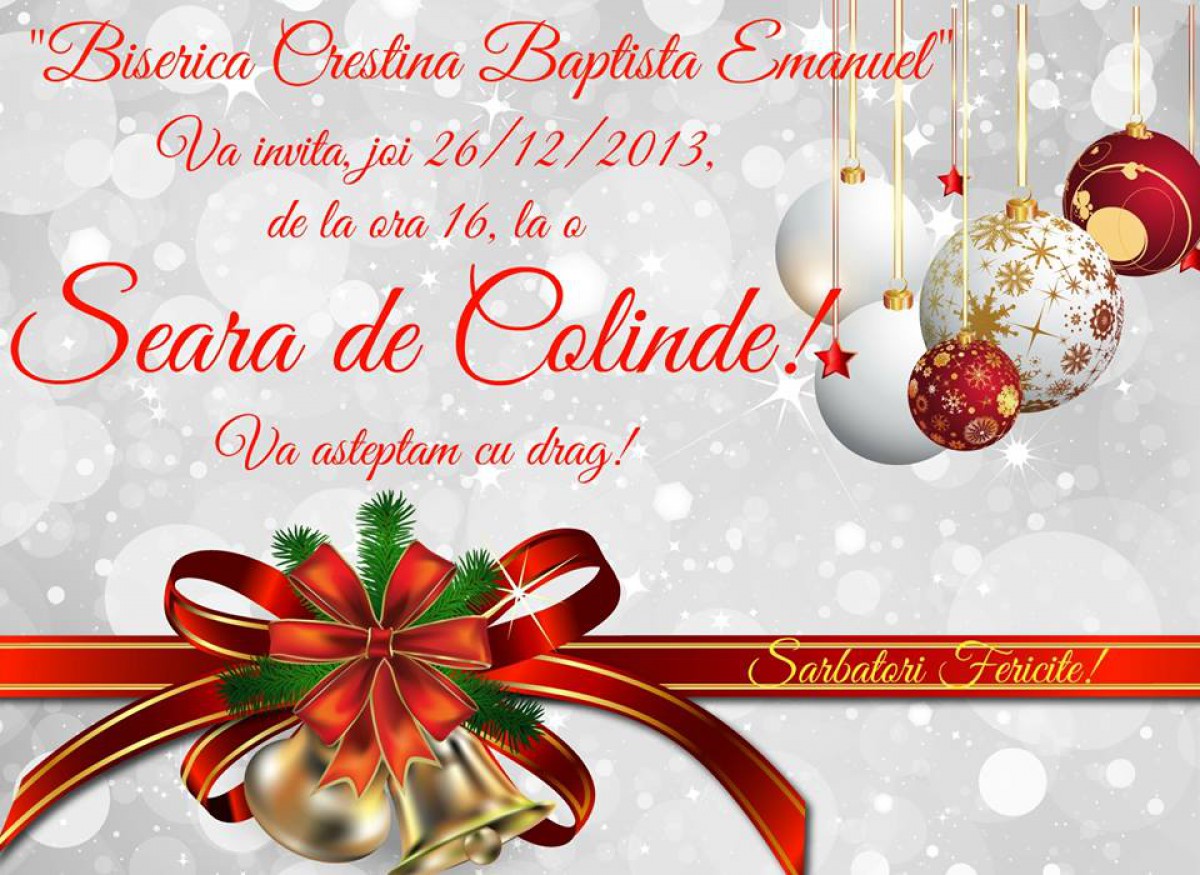 Seară de Colinde
