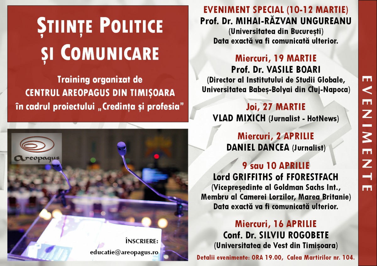 Stiinte politice si comunicare - Areopagus - martie-aprilie 2014