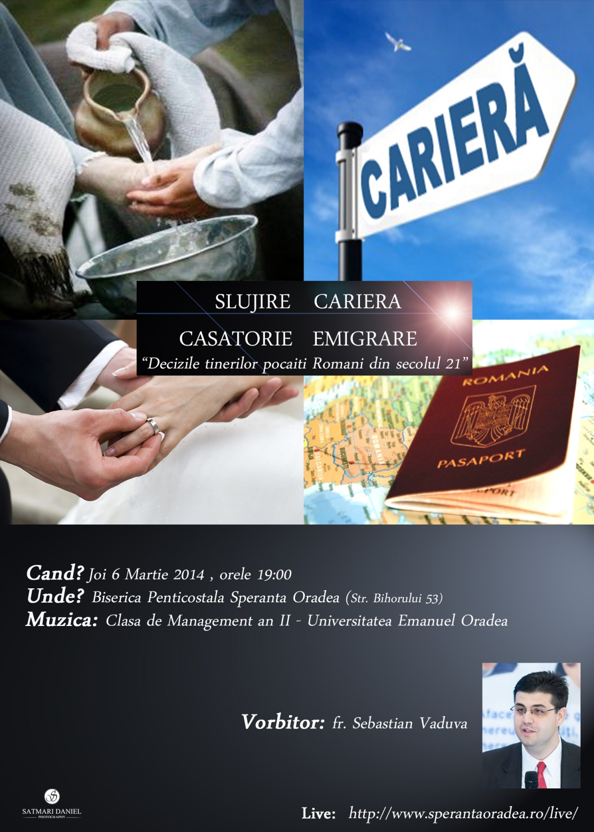 Seară specială de Tineret în ORADEA - B.P.SPERANȚA