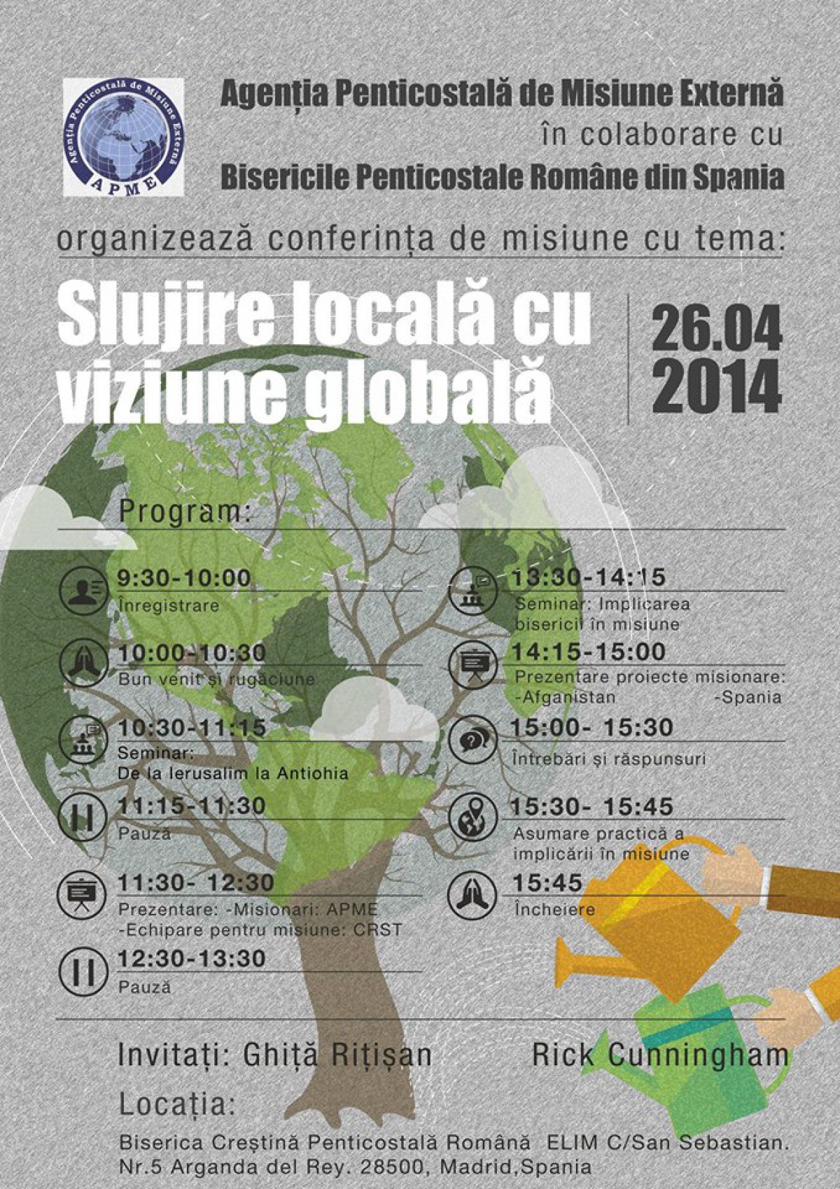 Conferință- Slujire locală cu viziune globală