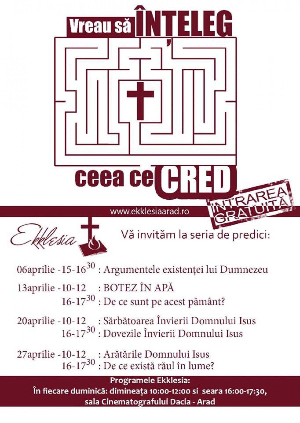 Vreau să înțeleg ceea ce cred!