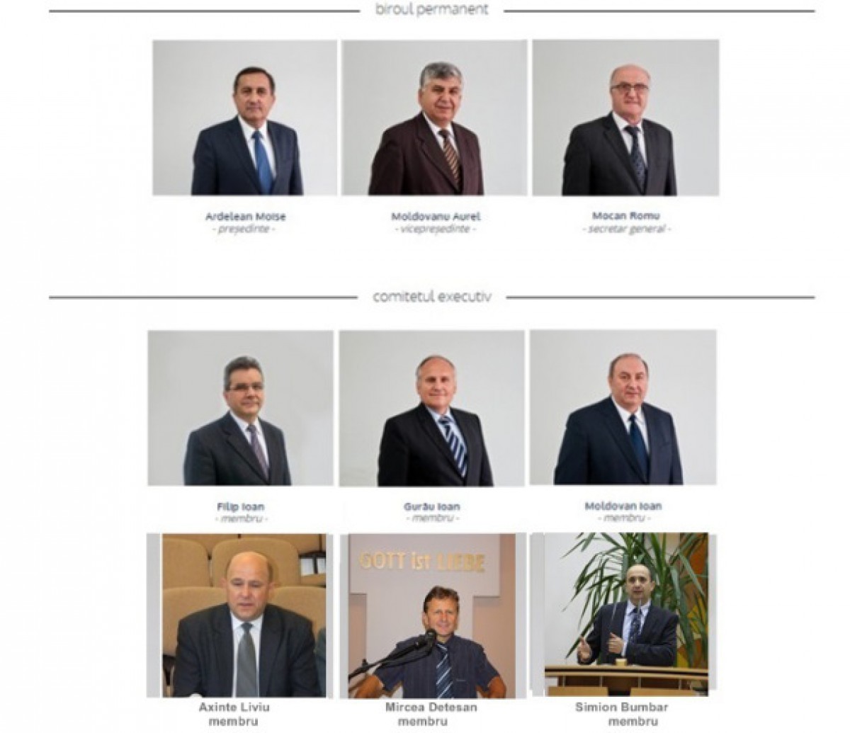 Noua conducere a Cultului Penticostal din Romania pentru perioada 2014-2018