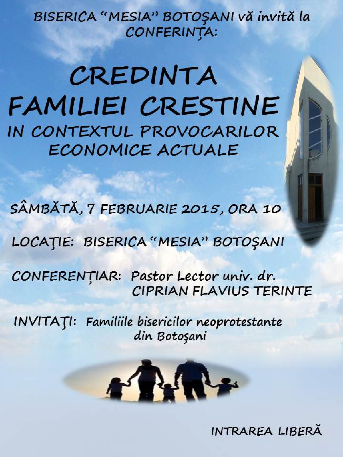 Conferinta familiilor crestine din Botosani