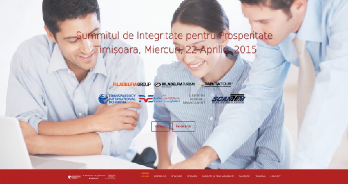 Summitul de Integritate pentru Prosperitate, Timișoara, Miercuri, 22 Aprilie, 2015