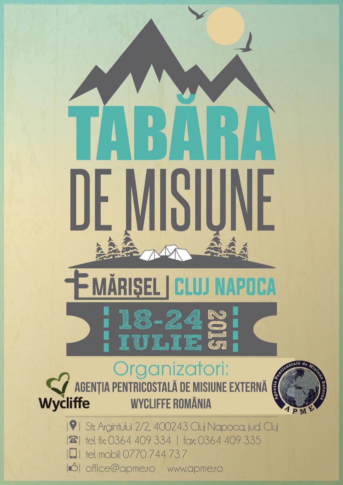 Tabără de misiune 2015 – 18-24 iulie