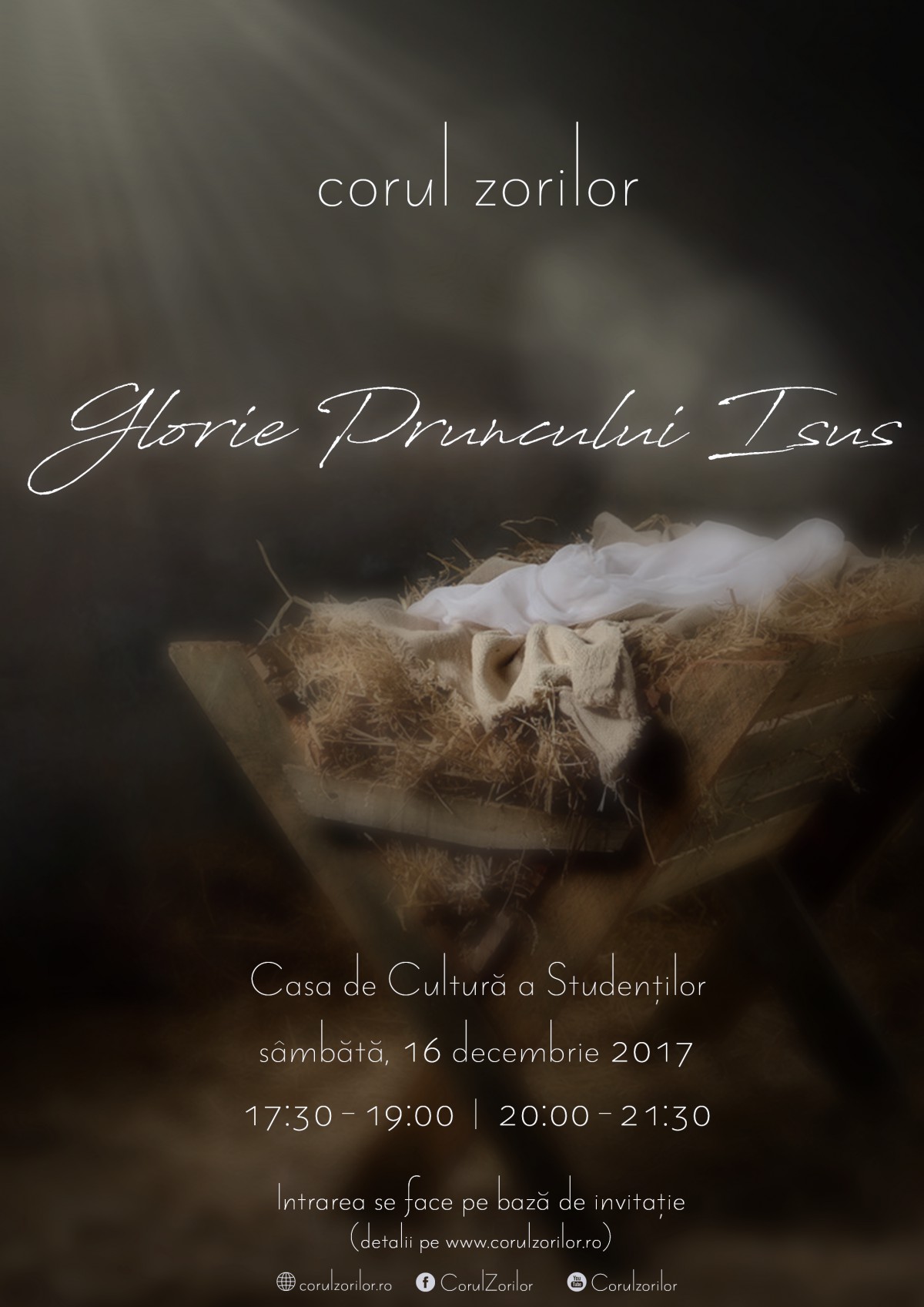 Concert Colinde Corul Zorilor "Glorie Pruncului Isus"