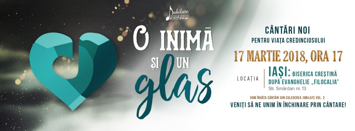 O inima si un glas, Iași, 17 martie 2018