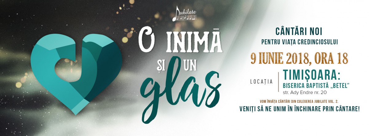 O inimă și un glas, sâmbătă, 9 Iunie 2018, Timișoara