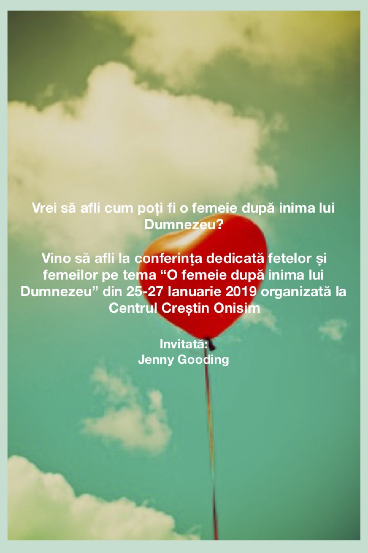 Conferința pentru surori "O femeie după inima lui Dumnezeu"