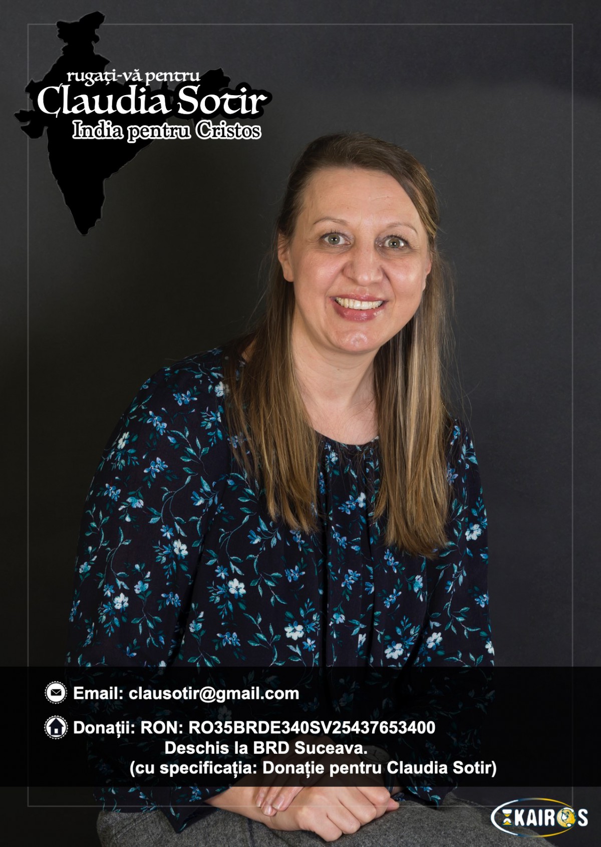 Scrisoare de informare - Claudia Sotir, India