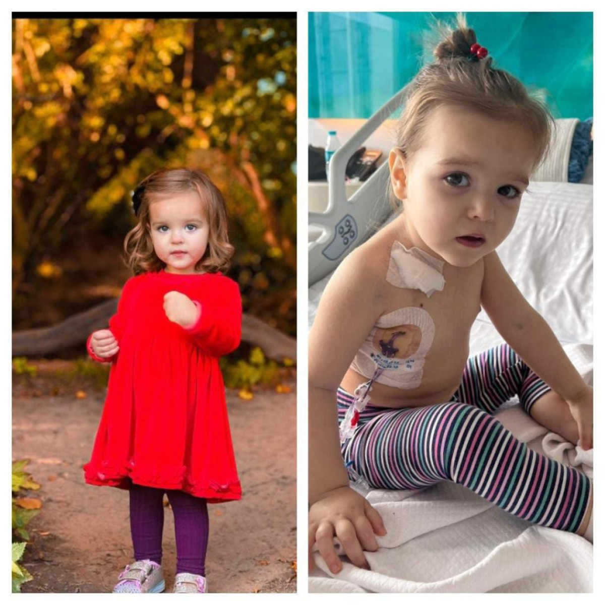 Amelia, o mică luptătoare în vârstă de doar doi ani, suferă de Leucemie