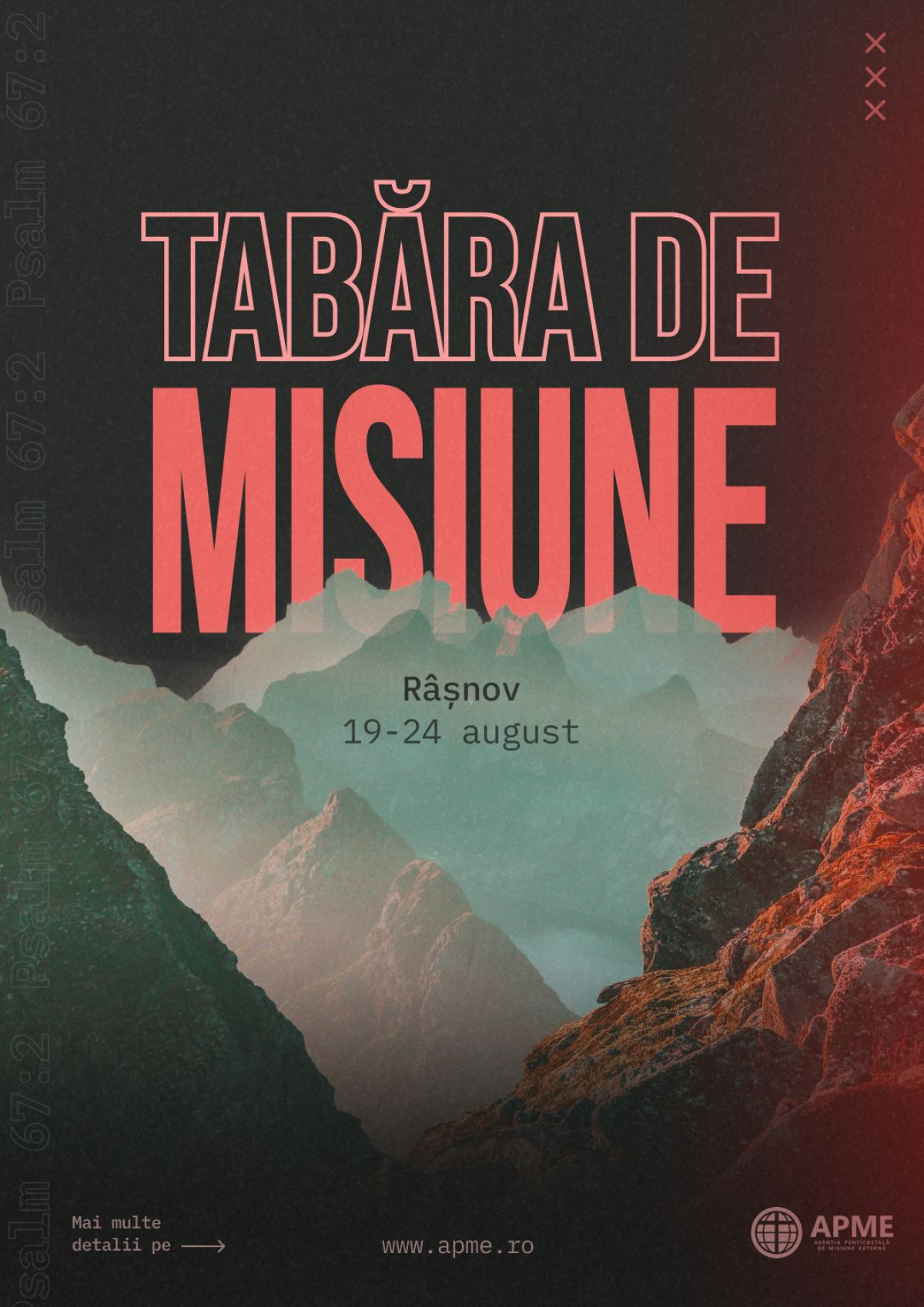 Tabără de misiune (19-24 august 2024, Râșnov, Brașov)