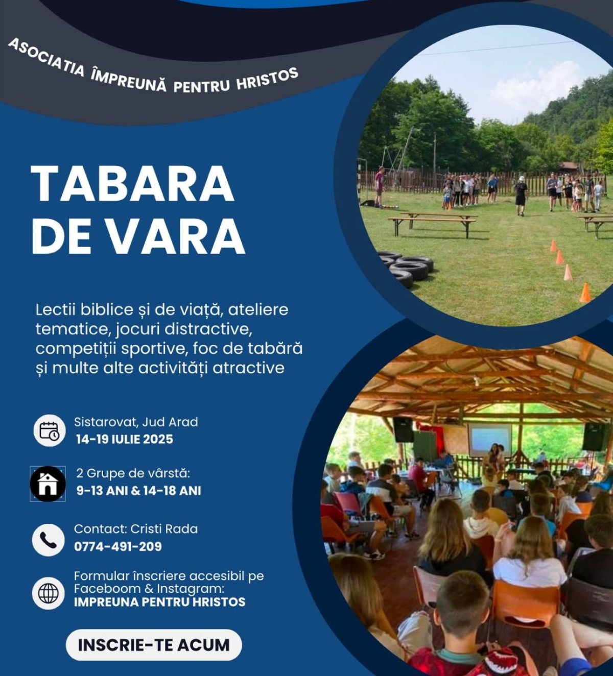 Tabăra de vară - Împreună pentru Hristos 2025