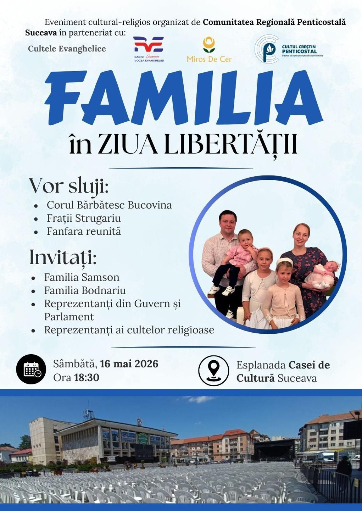 Familia în ziua libertății