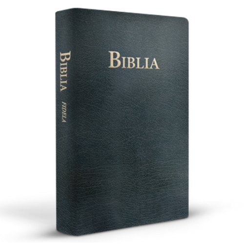 Biblia - traducere Fidela, cu litere foarte mari, marime mare, coperta piele ecologica, neagra (editia 4)