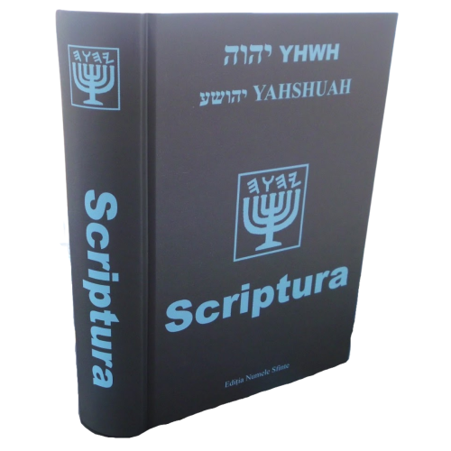 Scriptura - editia Numele Sfinte - marime mare, coperta flexibila, neagra